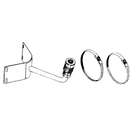 Ez-Steer Long-Shaft Bracket Assembly (Standard 2-Stroke or 4-Stroke) EZ50020